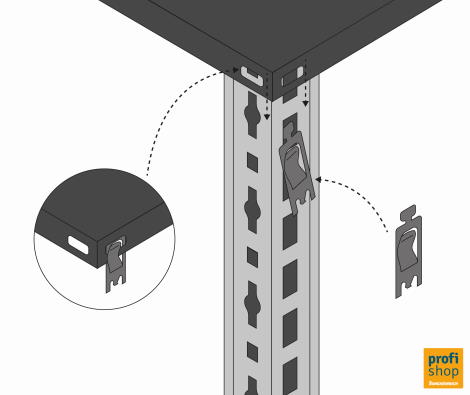 Voorbeeld van een insteeksysteem