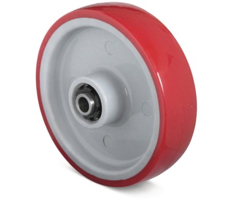 Polyurethane wheel BASIC, roller bearing